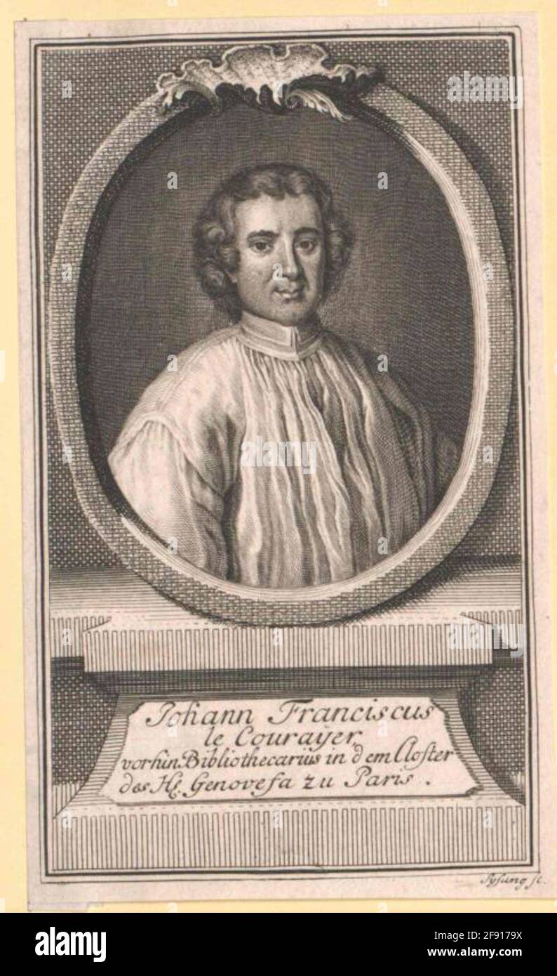 Der Curräyer, Pierre Francois. Stockfoto