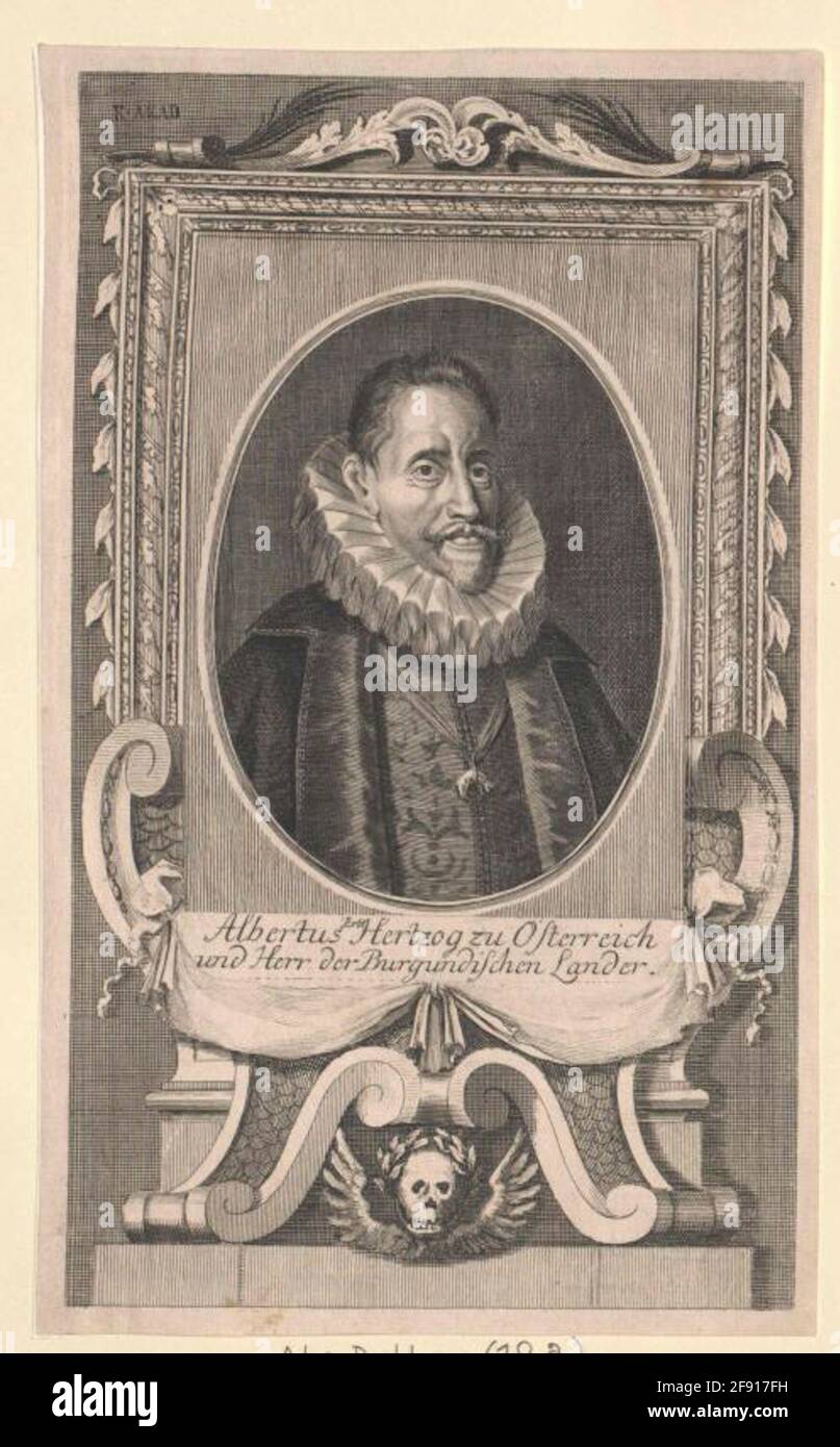 Albrecht VII Der fromme Erzherzog von Österreich. Stockfoto