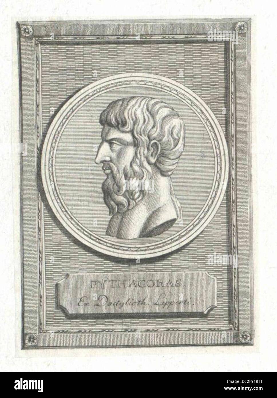 Pythagoras . Stockfoto