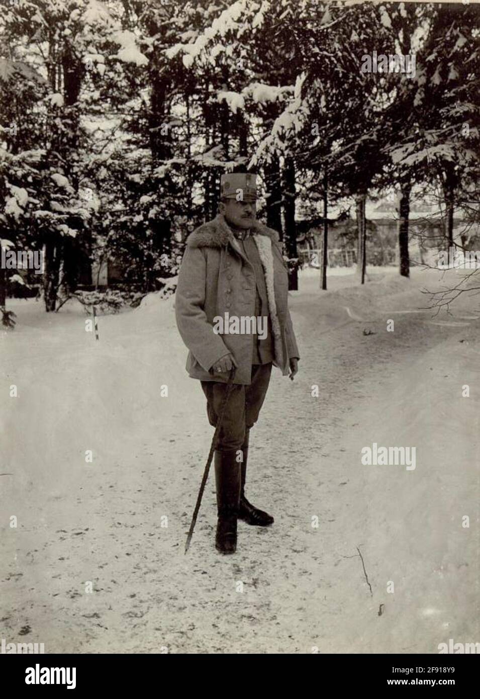 Generalmajor Aurel Le Beau, Leiter der 5. Armee. Stockfoto