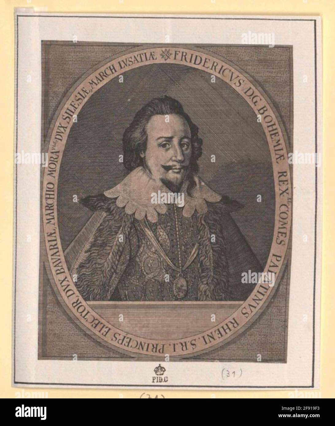 Friedrich V., Kurfürst der Pfalz 1619/1700 Stockfoto