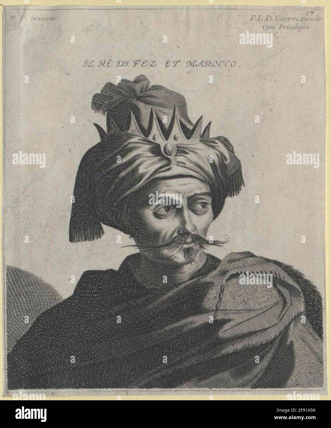 Mulai-Assaid, Sultan von Marokko. Stockfoto