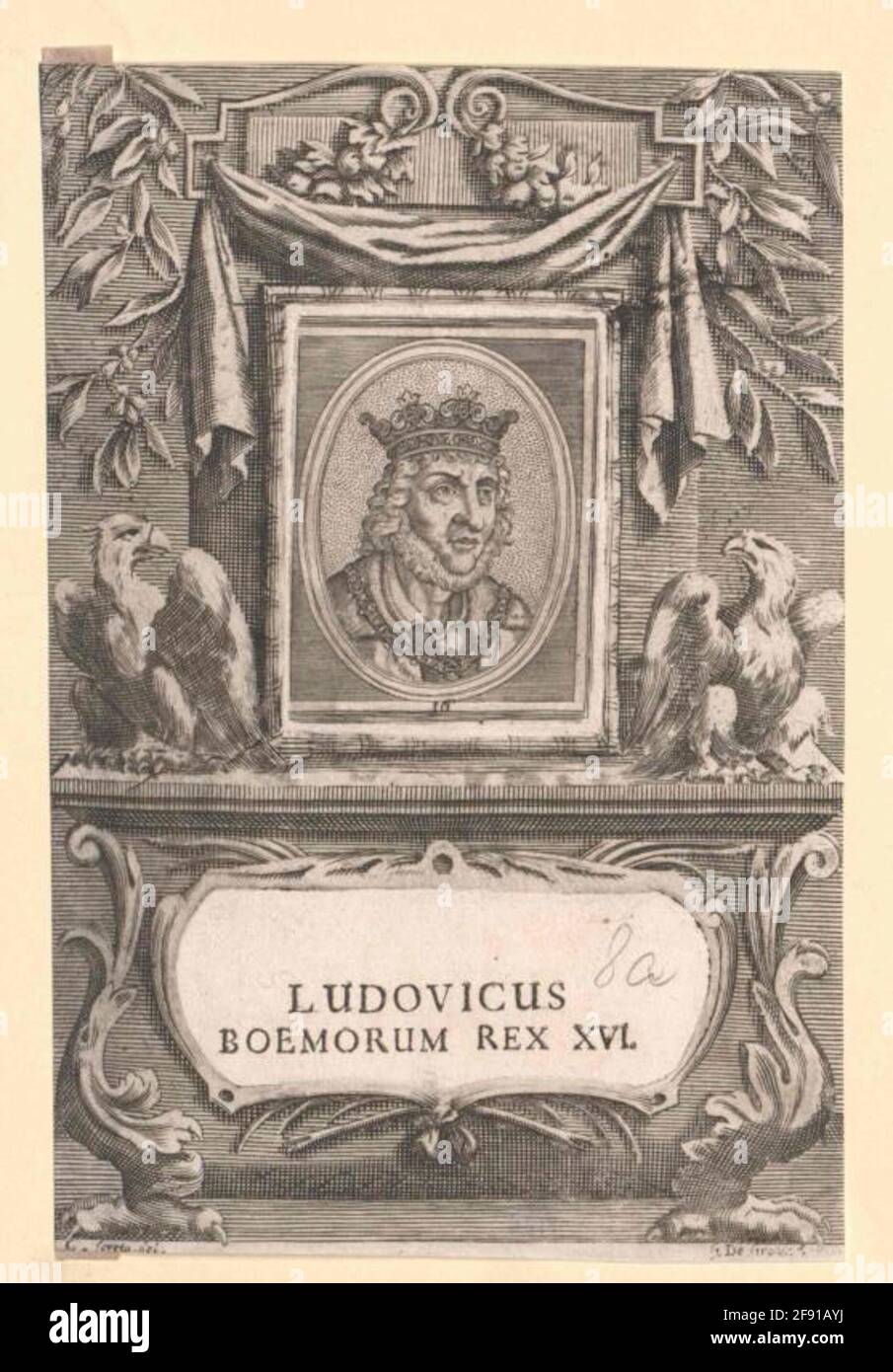 Ludwig II., König von Ungarn. Stockfoto