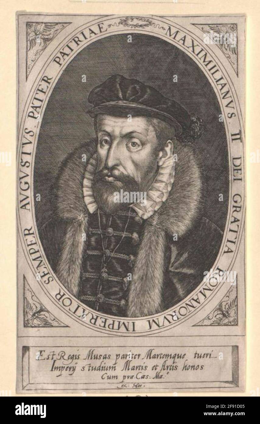 Maximilian II., römisch-deutscher Kaiser. Stockfoto