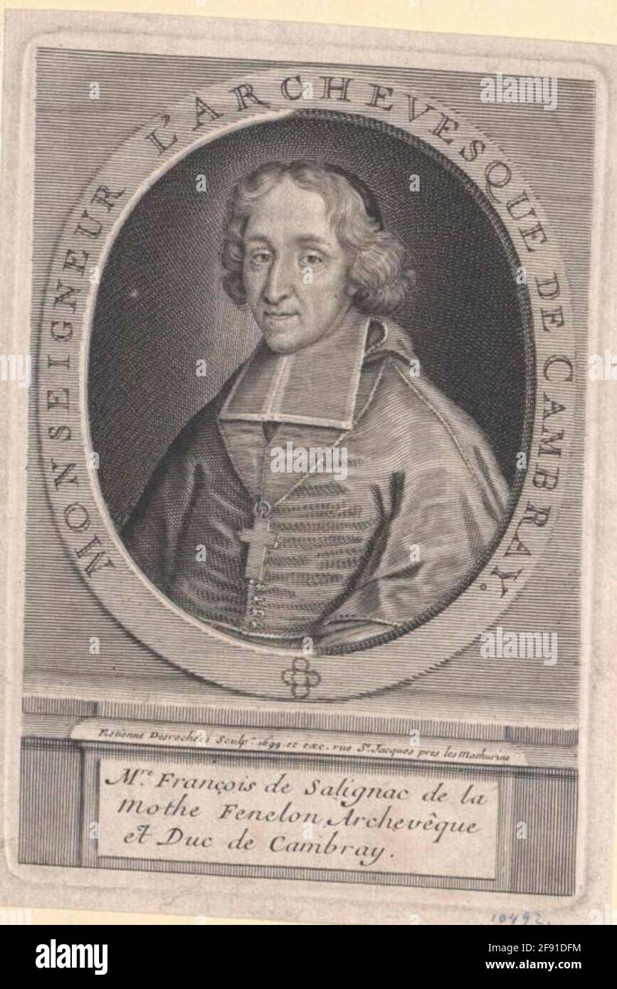 Félon, François de Salignac de la Mothe. Stockfoto