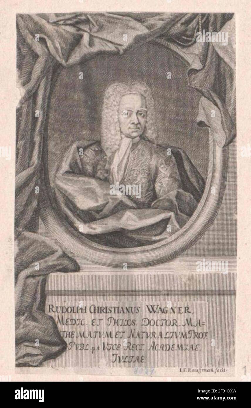 Wagner, Rudolf Christian . Stockfoto