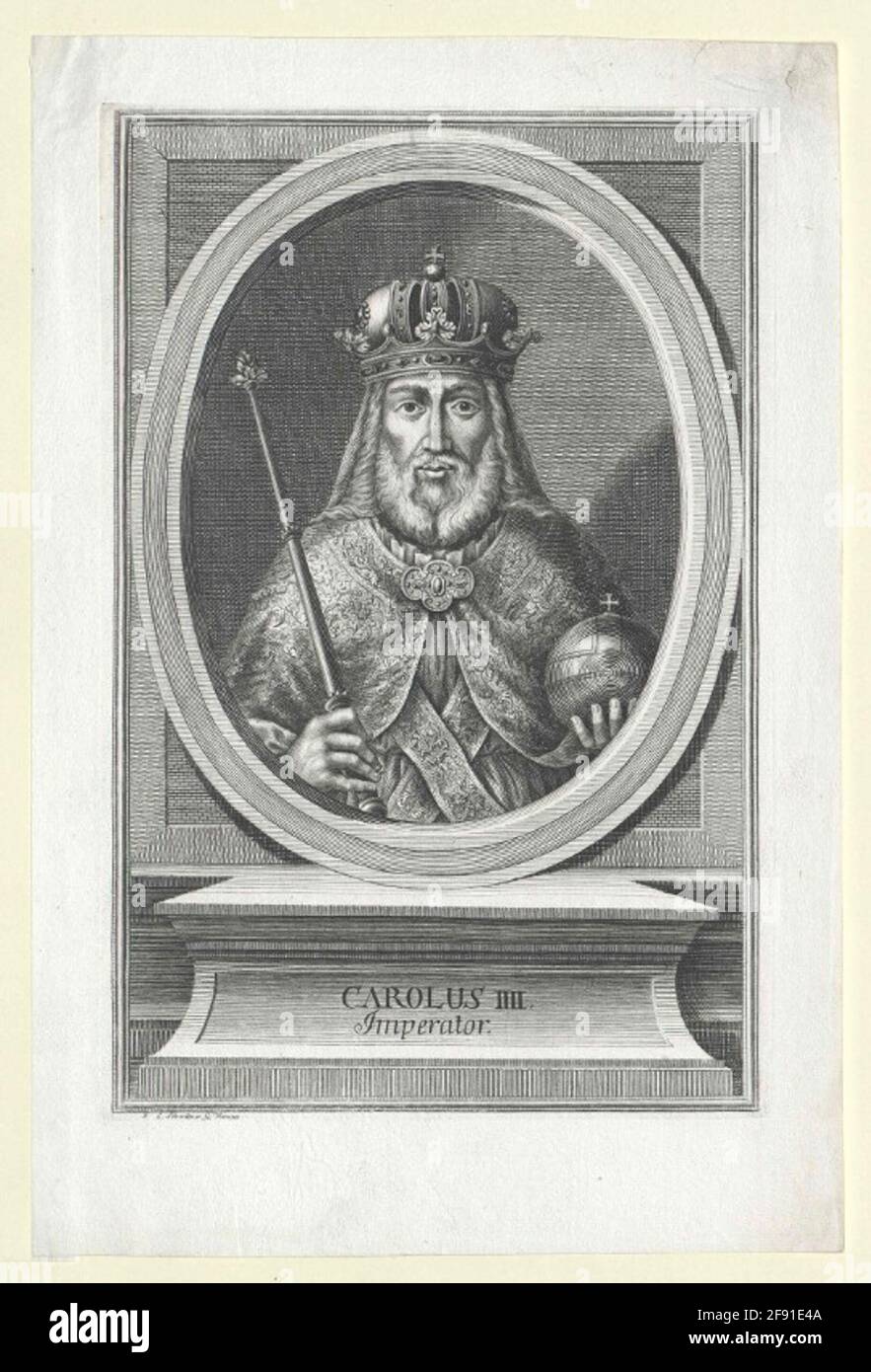 Karl IV., Kaiser . Stockfoto