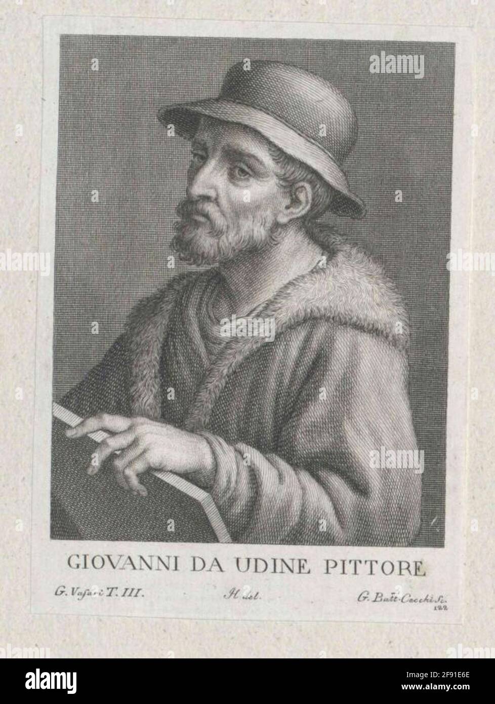 Giovanni da Udine. Stockfoto