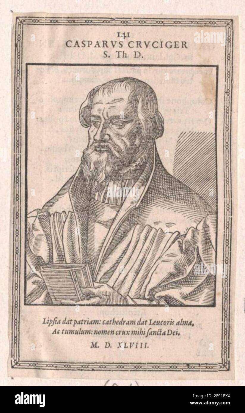 Cruciger, Kaspar Verlag: Jobin, Bernhardstecher: Stimmer, Tobias Sparte: Strasbourg Stockfoto