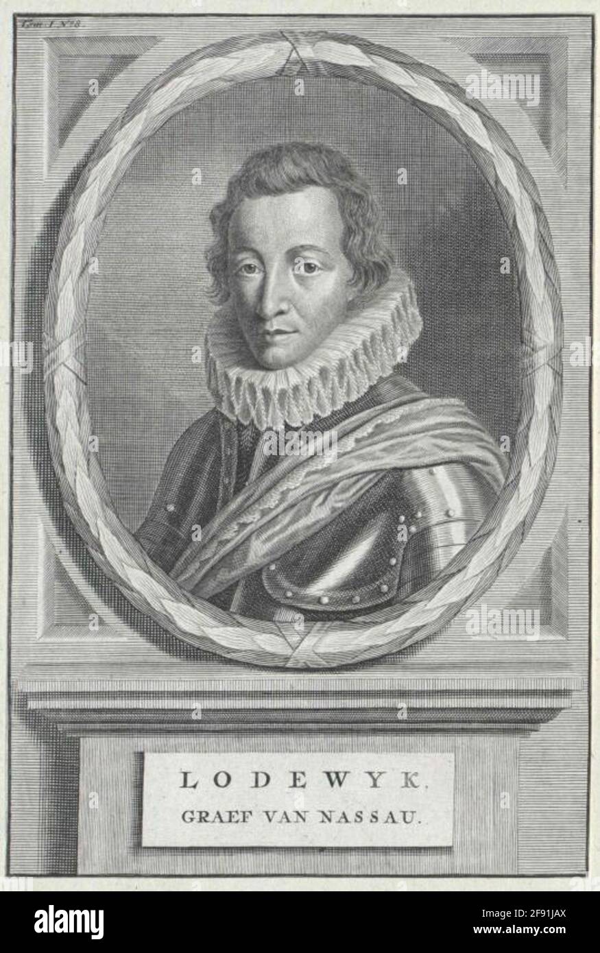 Ludwig (II.), Graf von Nassau Saarbrücken. Stockfoto
