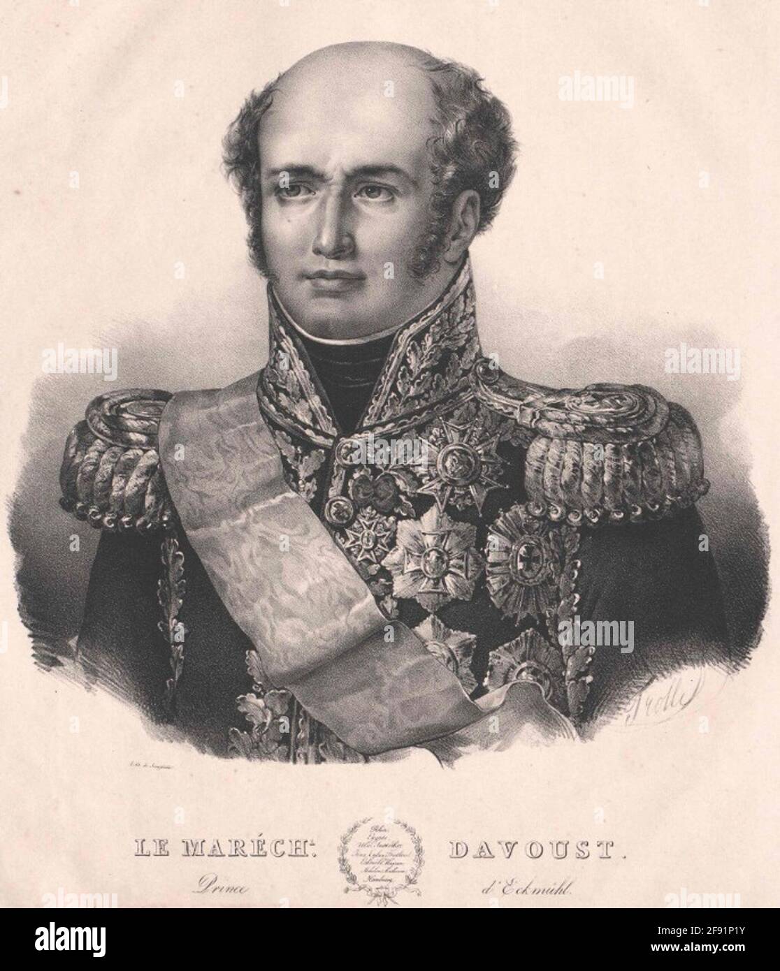 Davout, Louis Nicolas . Stockfoto