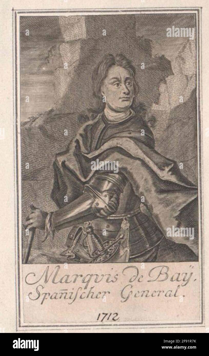 Bay, Alejandro Marqués de. Stockfoto