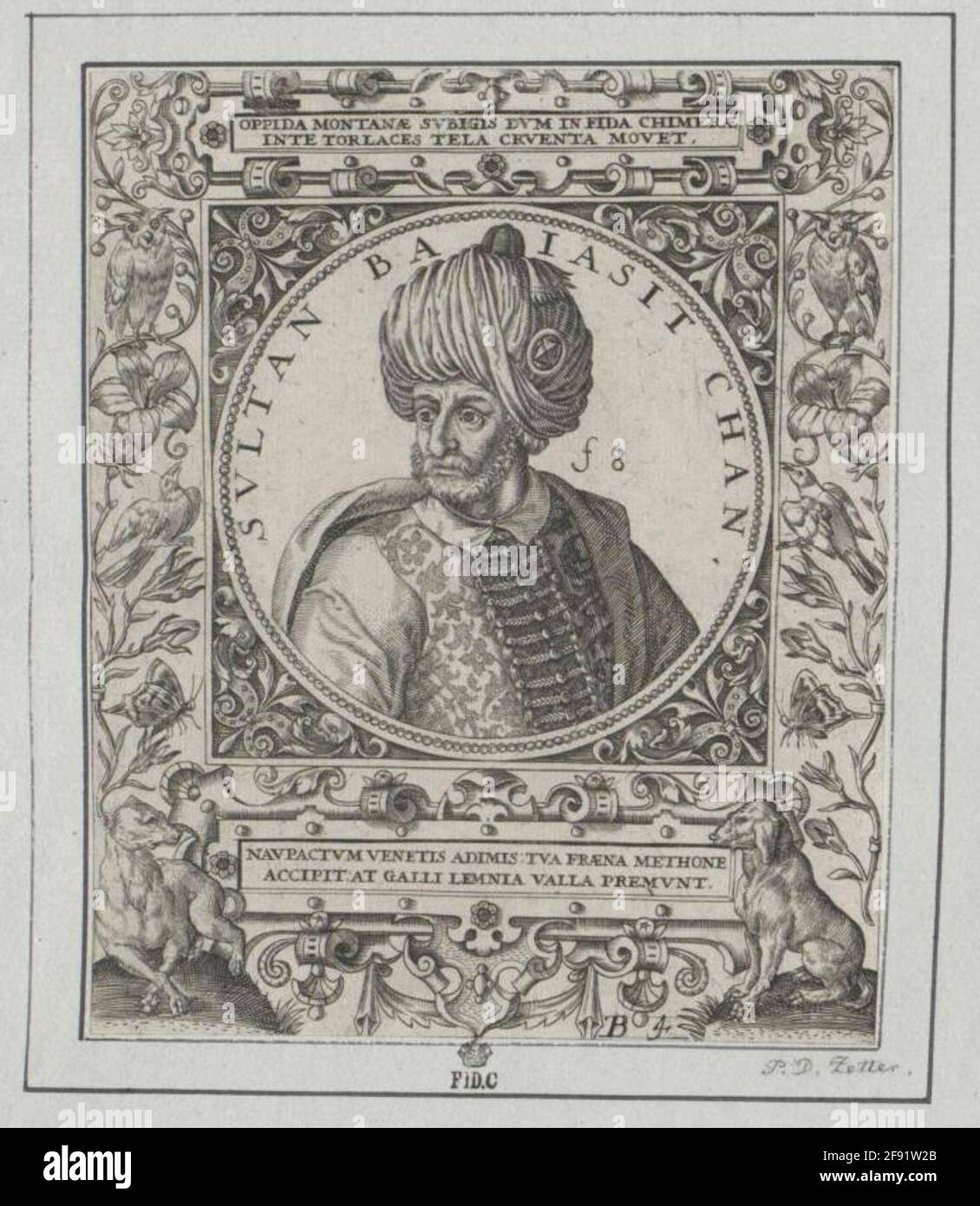 Bajazet I., Sultan der Türkei. Stockfoto