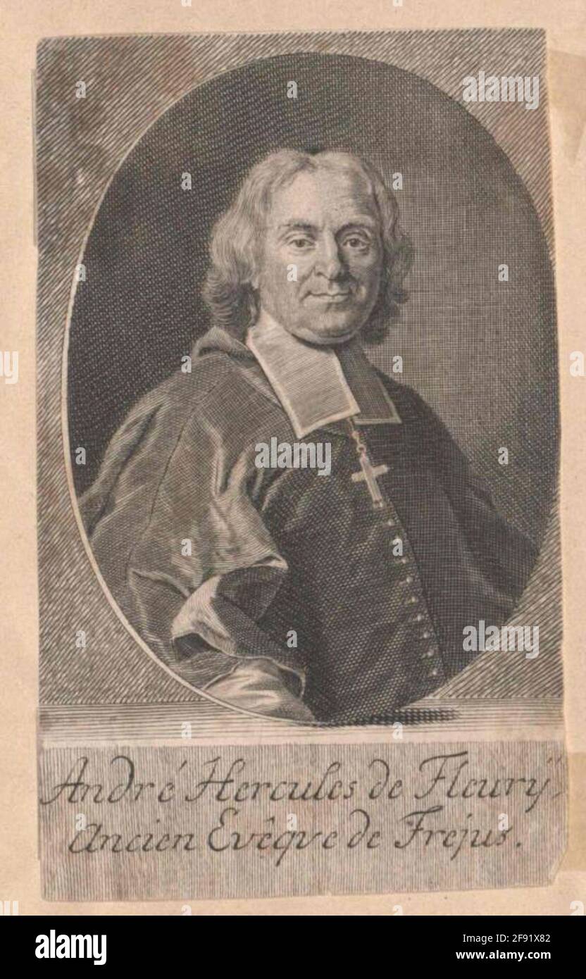 Fleury, André Hercule De Stechher: ​​Bernigeroth, Martin Stockfoto