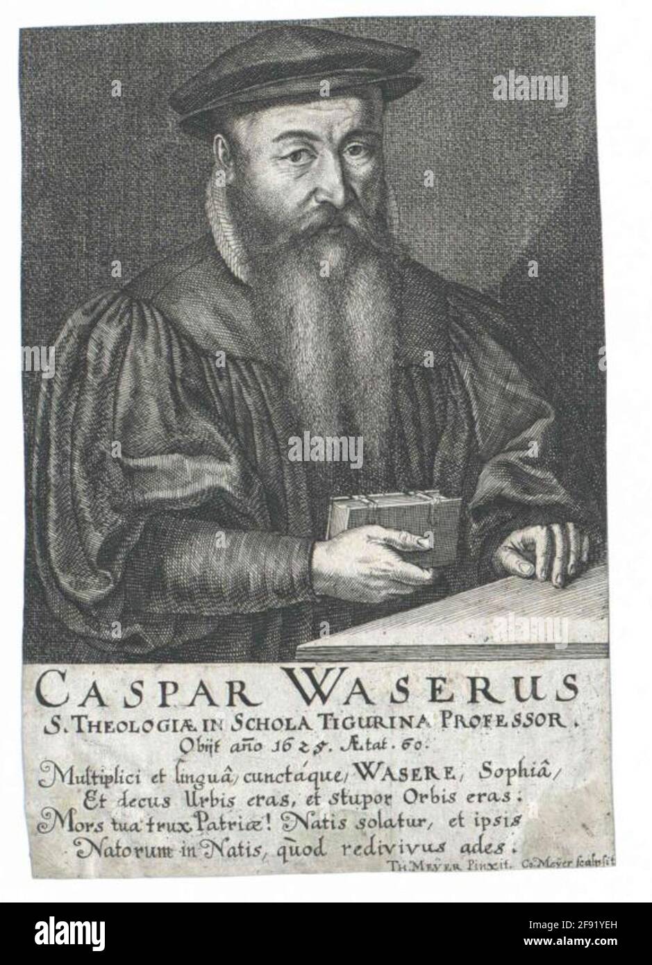 Waser, Kaspar . Stockfoto