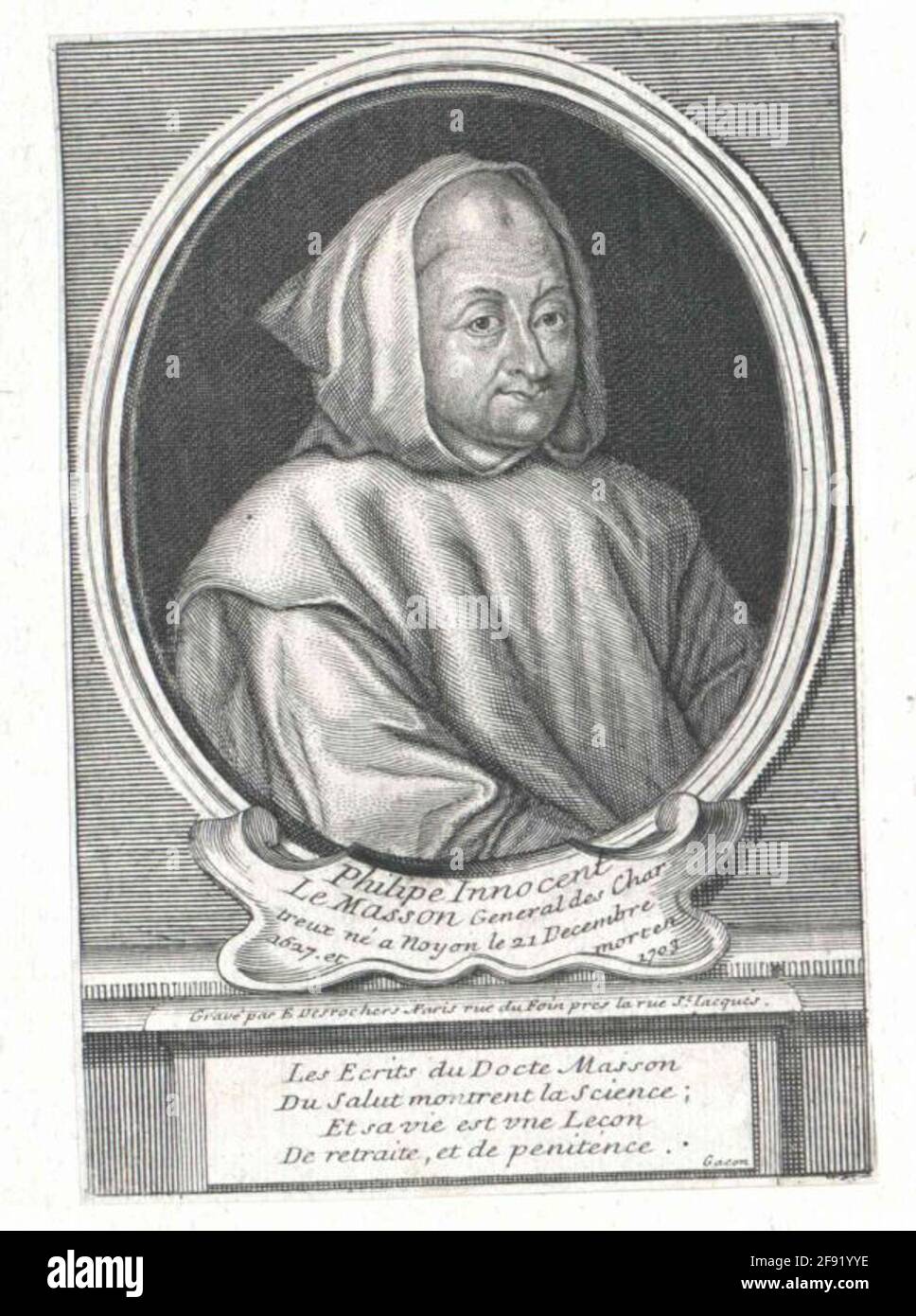 Die masson, unschuldig. Stockfoto