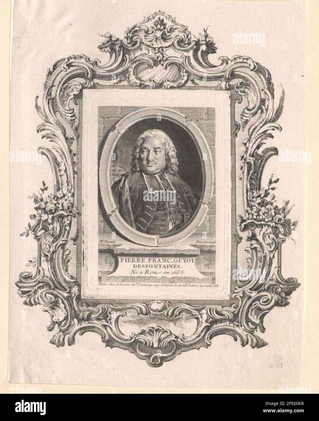 Desfontaines, Pierre Francois . Stockfoto