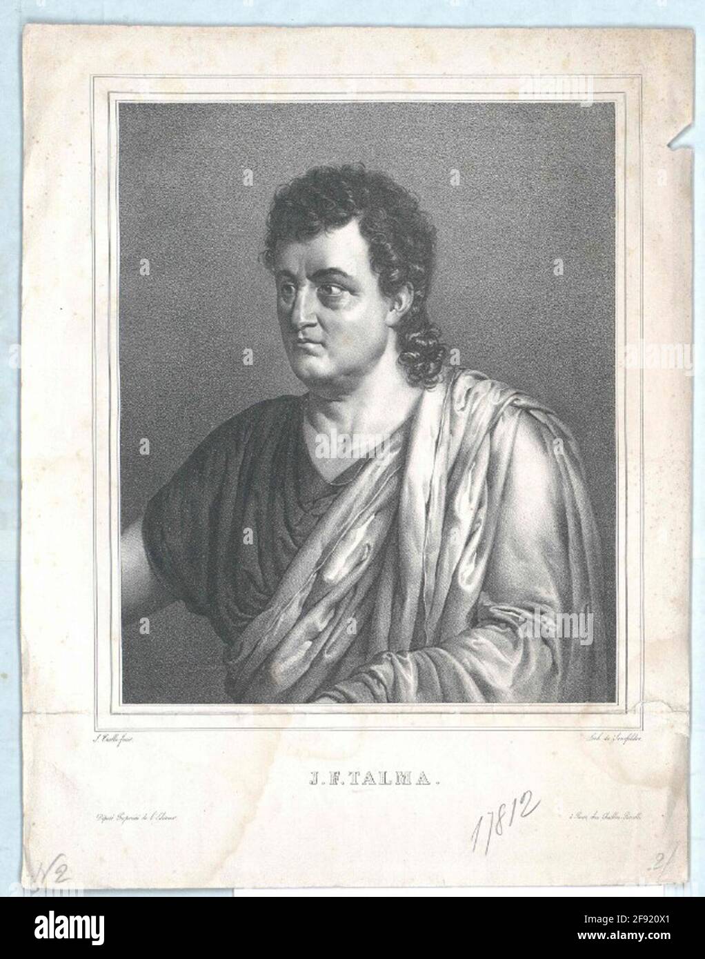 Talma, Francois Joseph . Stockfoto