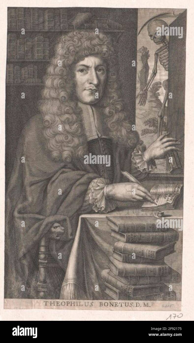 Bonet, Theophil 1651/1700 Stockfoto