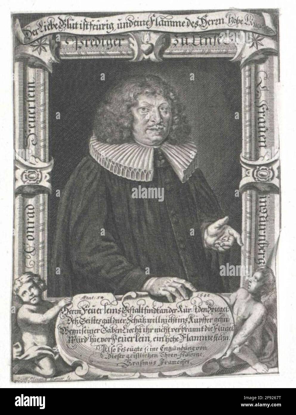 Feuerlein, Konrad Verlag: Endter, Wolfgang Moritzstecher: Boener, Johann Alexander Verlagsort: Nürnberg Stockfoto