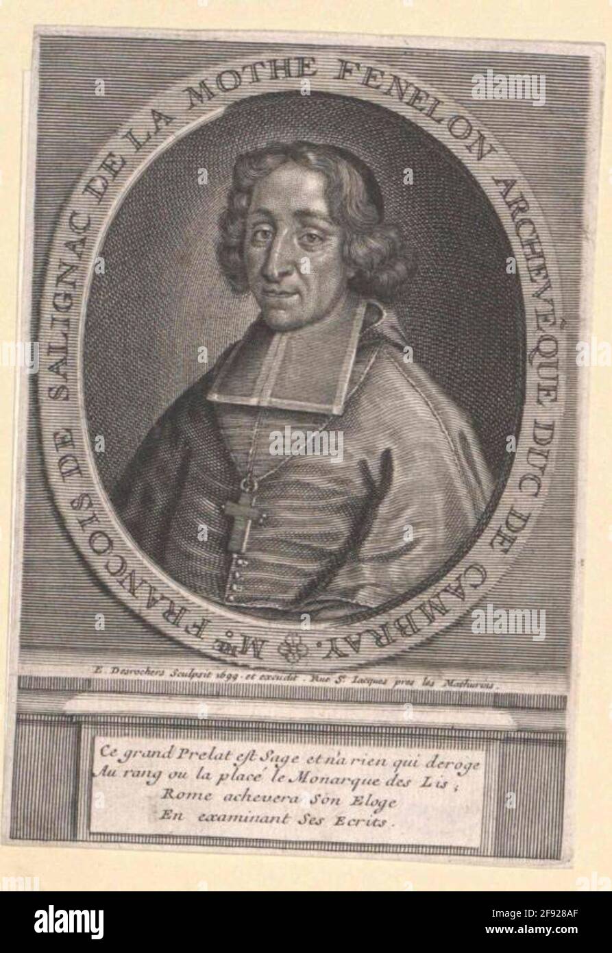 Félon, François de Salignac de la Mothe. Stockfoto