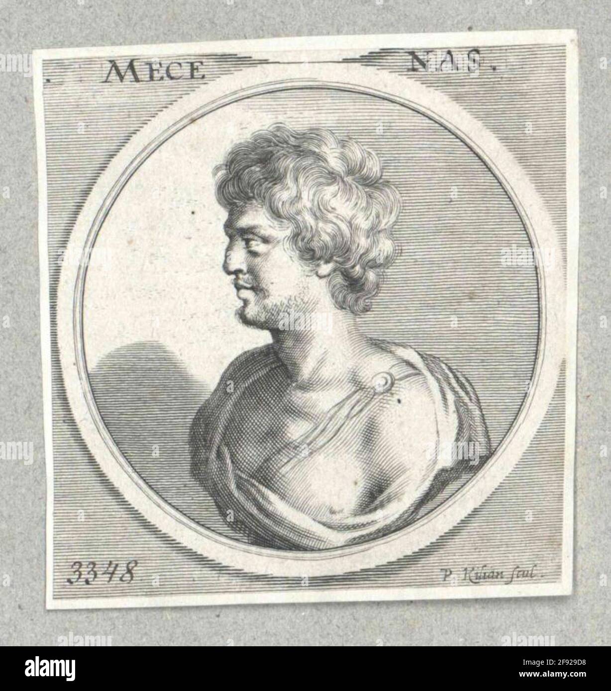 Maecenas, Gaius Cilnius. Stockfoto
