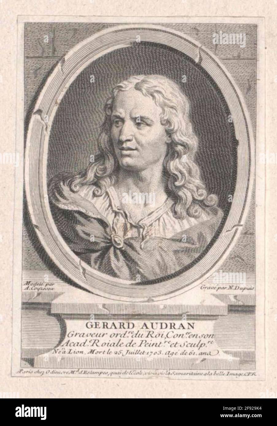 Audran, Gérard. Stockfoto