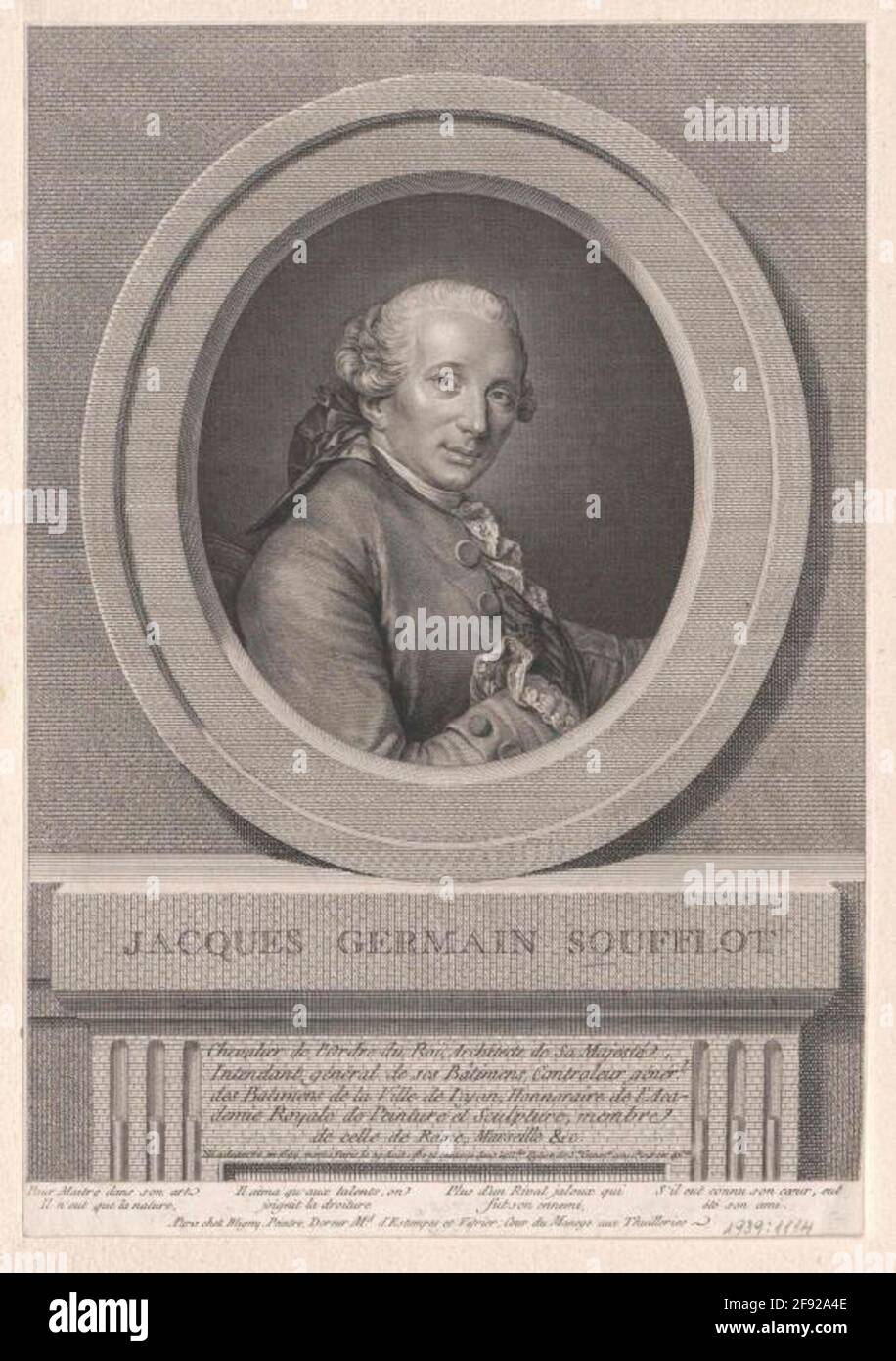 Soufflot, Jacques Germaine . Stockfoto