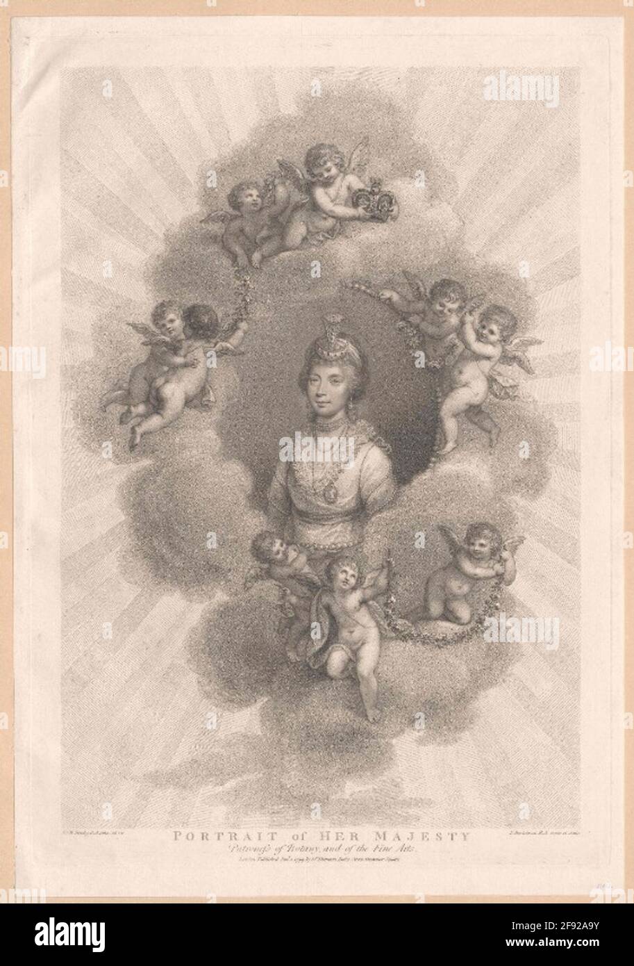 Sophie Charlotte, Prinzessin von Mecklenburg-Strelitz. Stockfoto