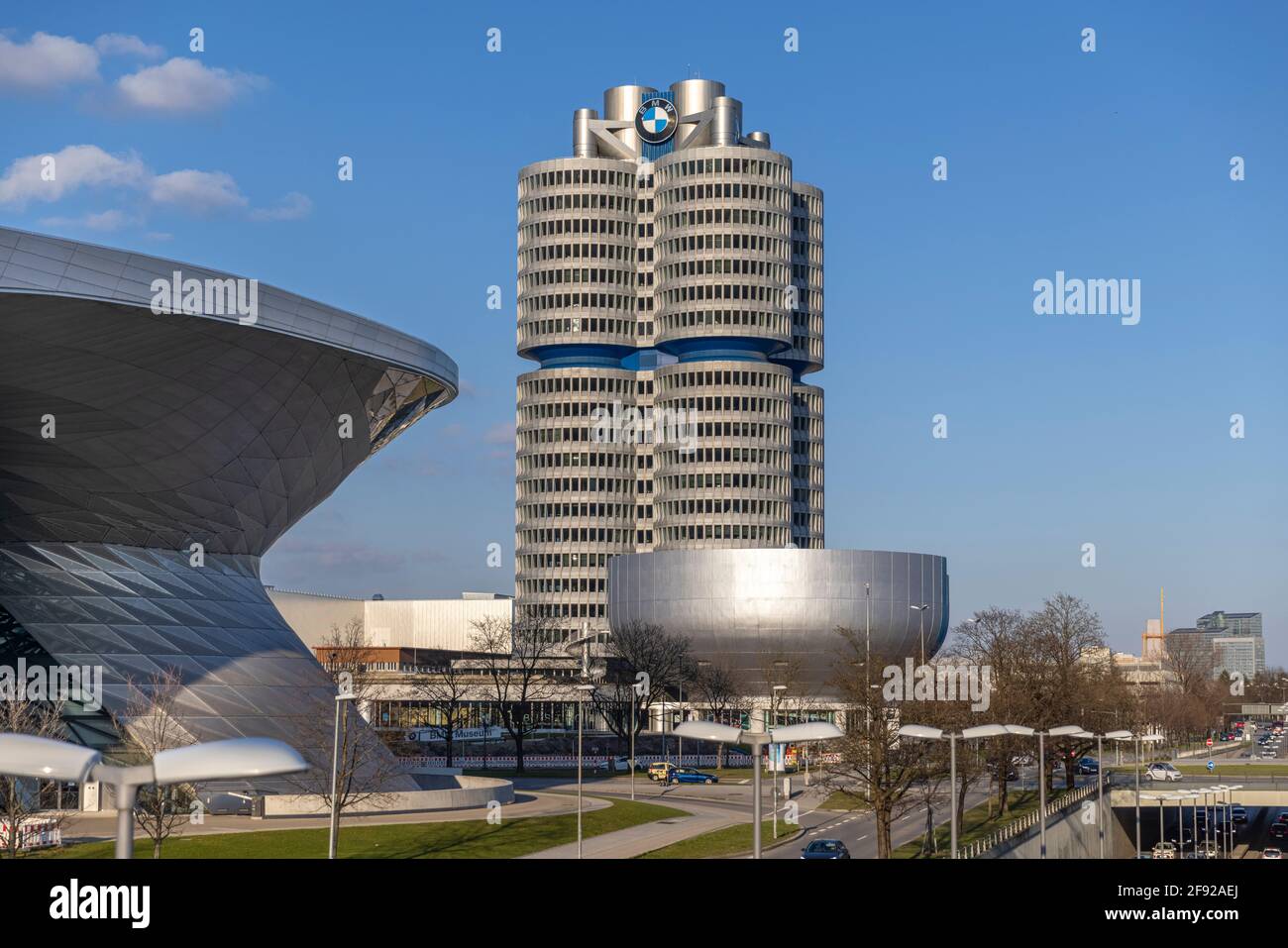 BMW Welt und Museum in München, Bayern Stockfoto