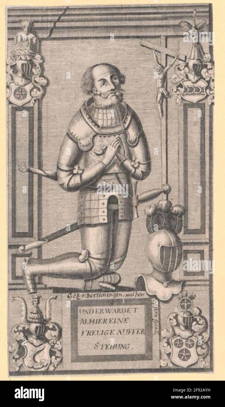 Berhingen, Götz aus dem Verlag: Felsckers Buchhandlung Stockfoto