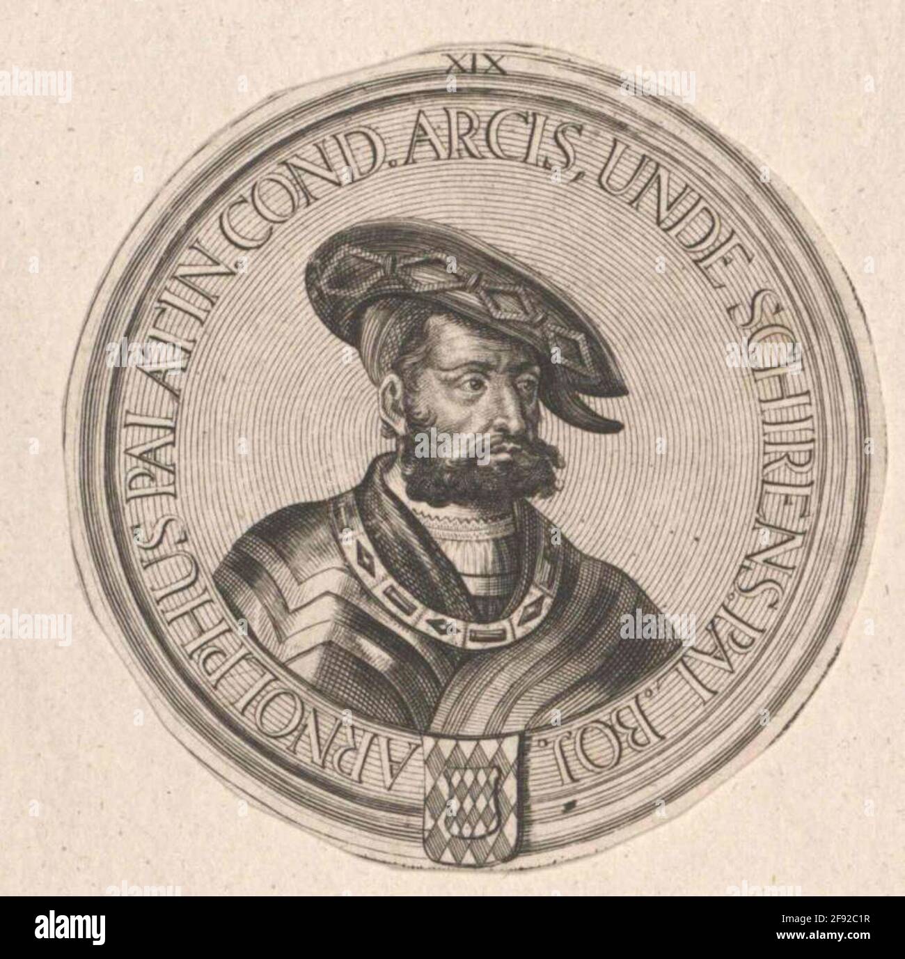 Arnulf, Pfalzgraf in Bayern . Stockfoto