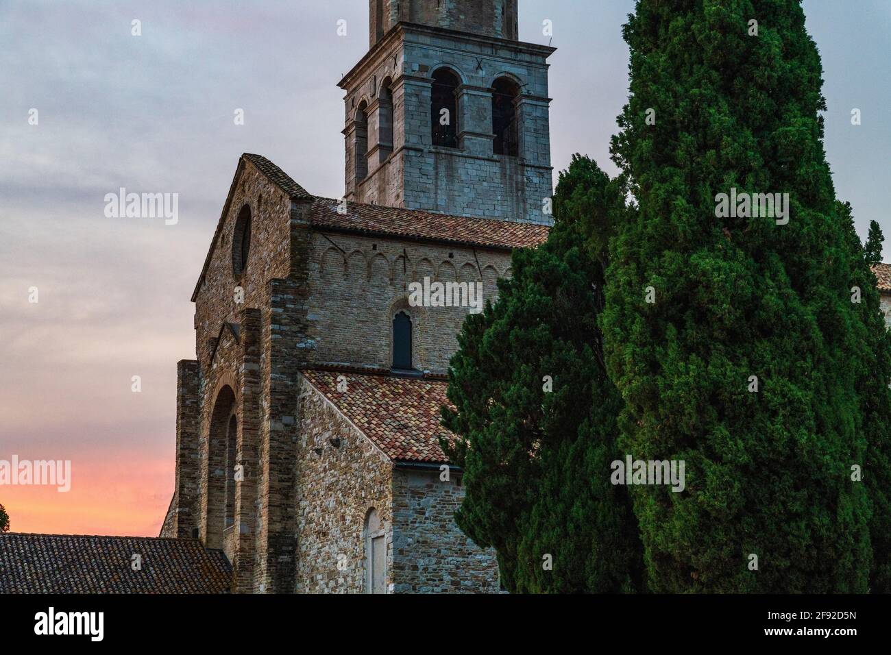 Einblicke in das tausendjährige Aquileia. Stockfoto