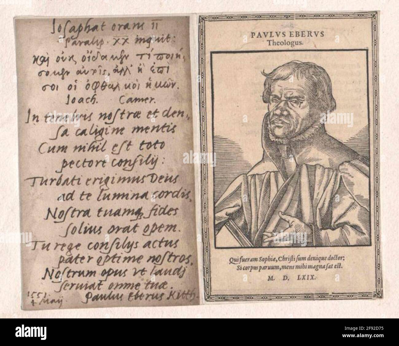 Eber, Paul Verlag: Jobin, Bernhardstecher: Stimmer, Tobias Sparte: Strasbourg Stockfoto