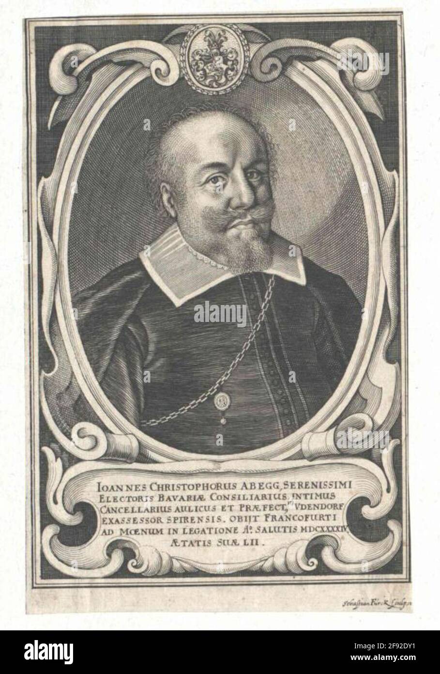 Ei, Johann Christopher von. Stockfoto