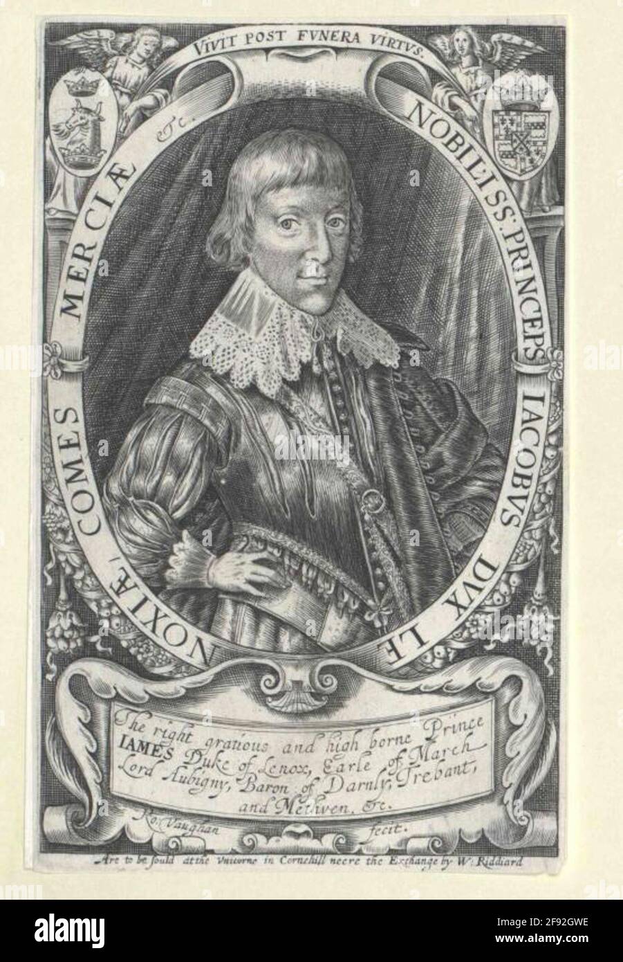 Stuart, James Duke of Lennox Duke of Richmond . Stockfoto