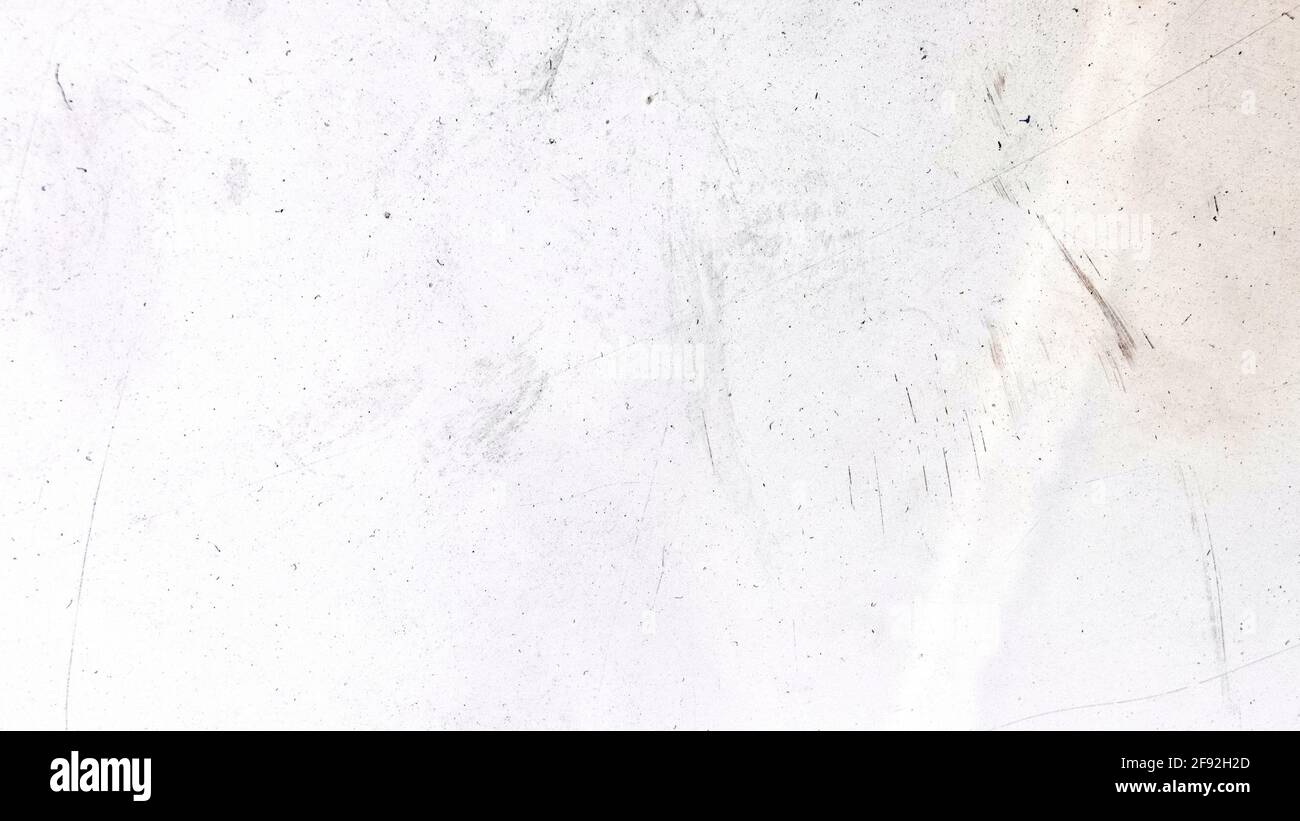 Textur eines alten Films auf weißem Hintergrund Stockfoto