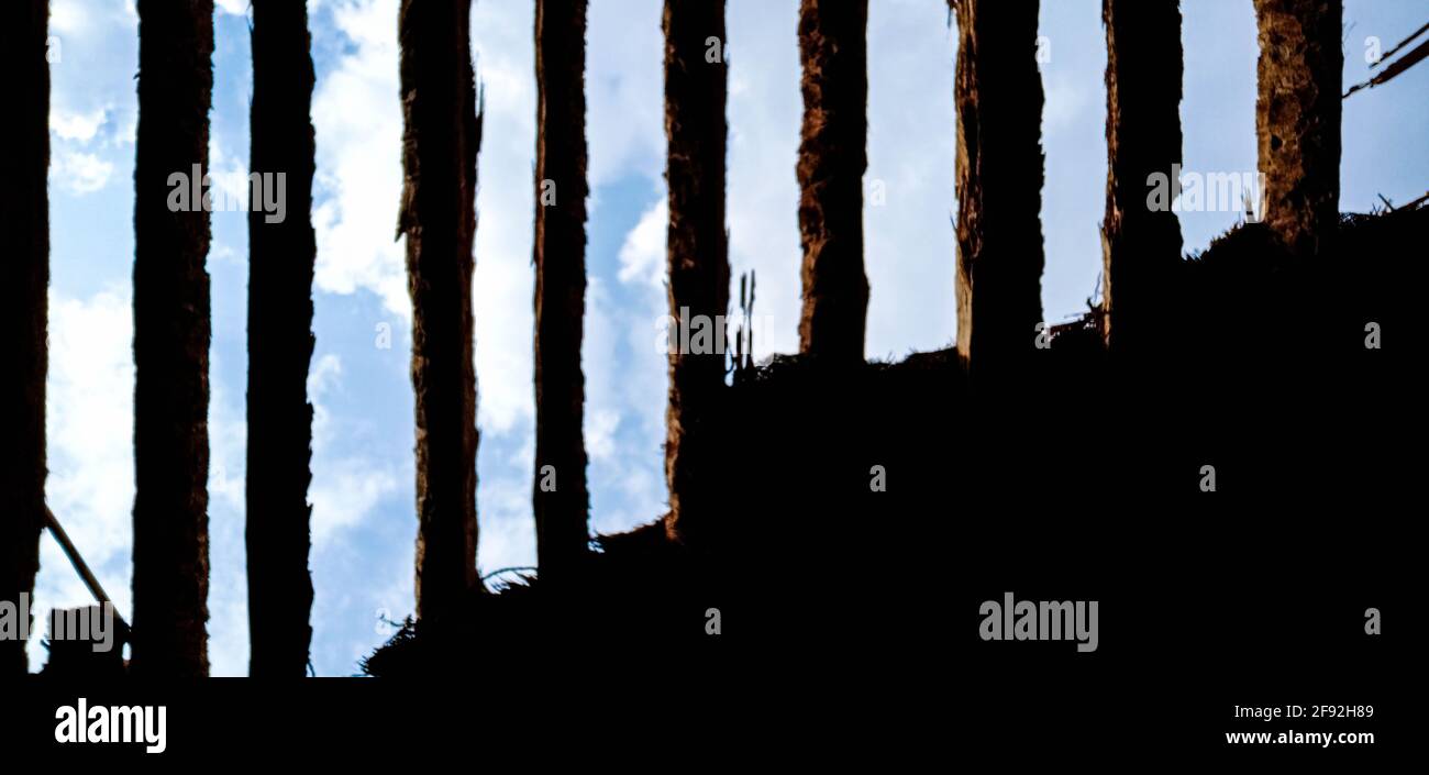 Altes Haus in Yanbu Al Nakhl Historischer Ort, Saudi-Arabien Stockfoto