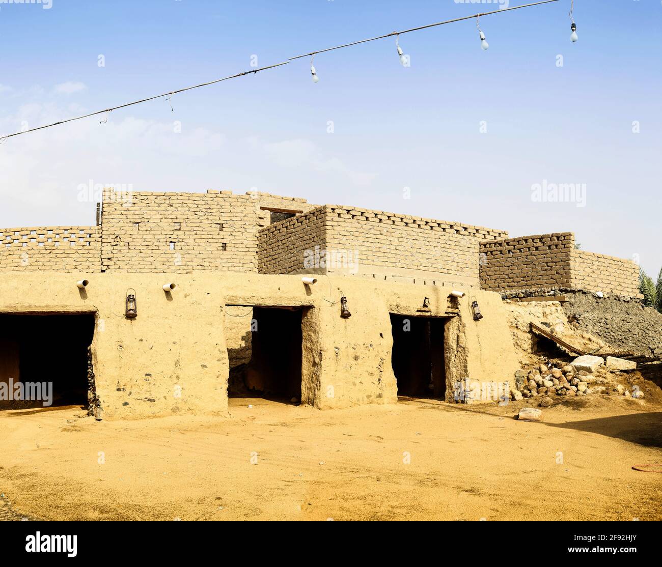 Altes Haus in Yanbu Al Nakhl Historischer Ort, Saudi-Arabien Stockfoto