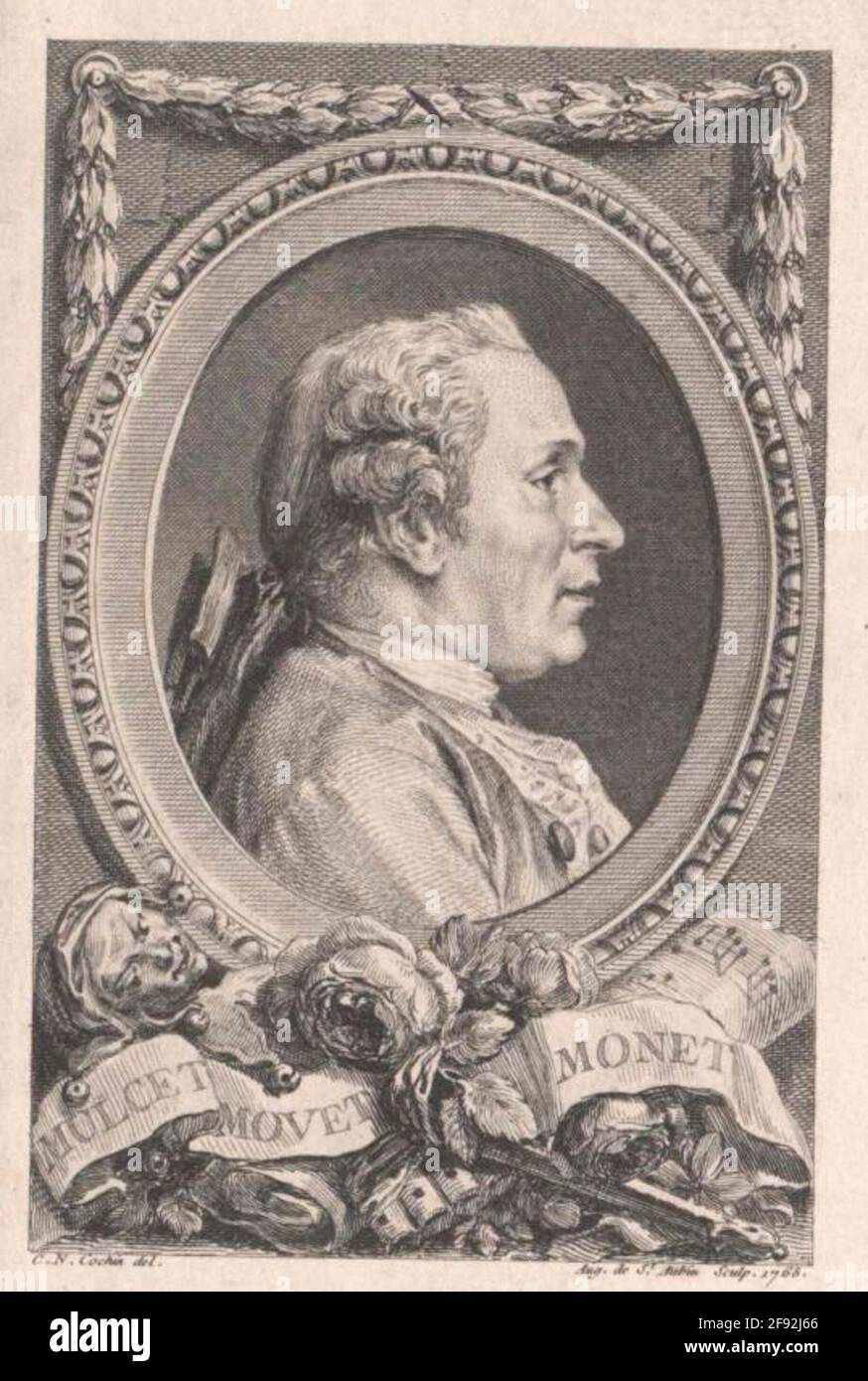 Monet, Jean. Stockfoto