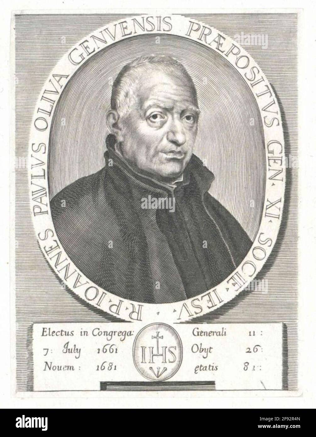 Olive, Johannes Paul. Stockfoto