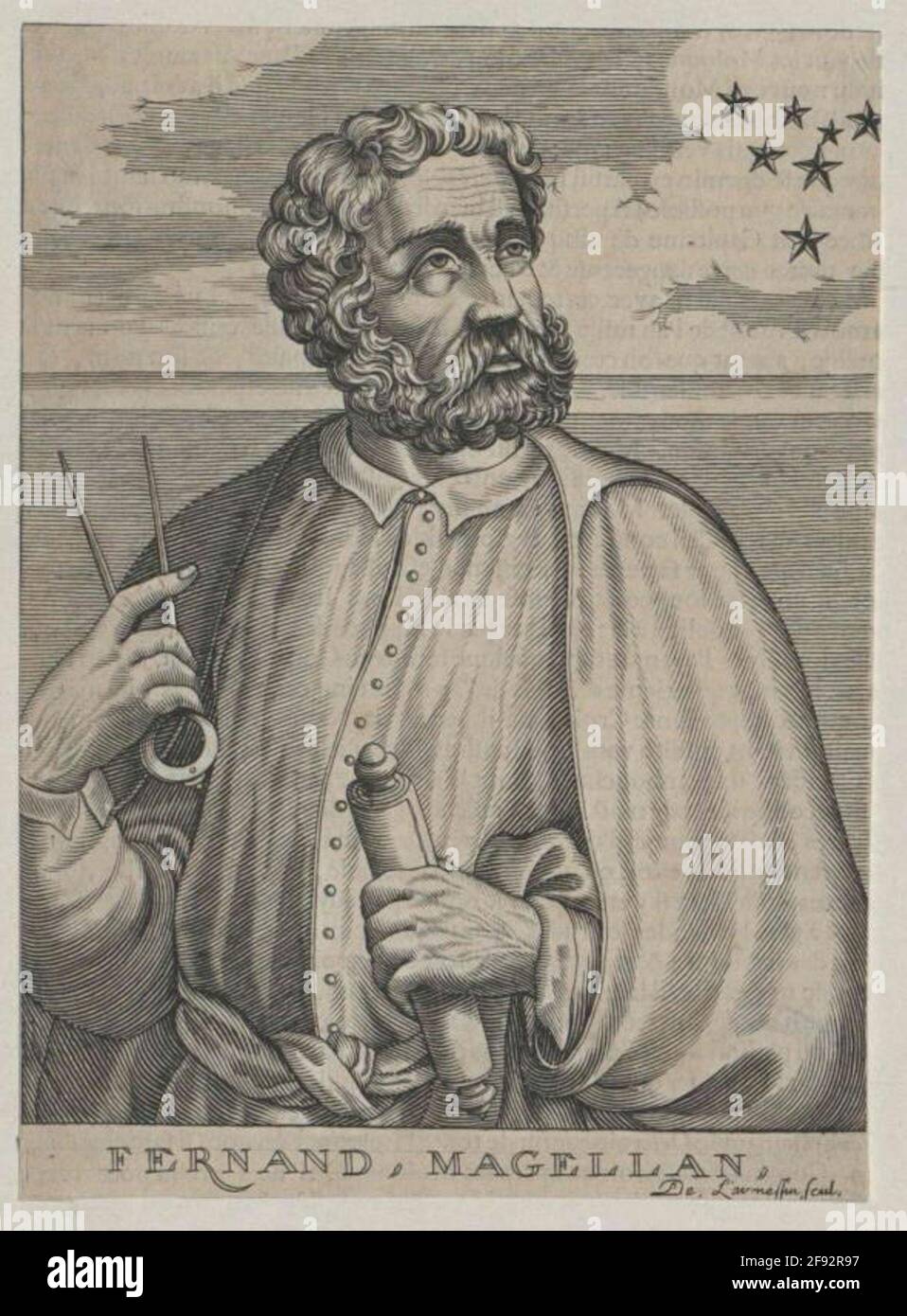 Magalhaes, Fernao de. Stockfoto