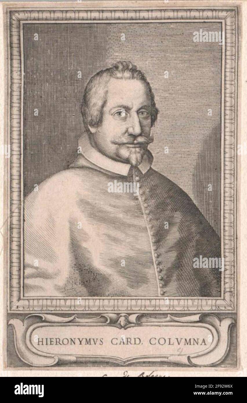 Säule, Girolamo. Stockfoto Säule, Girolamo. Stockfoto