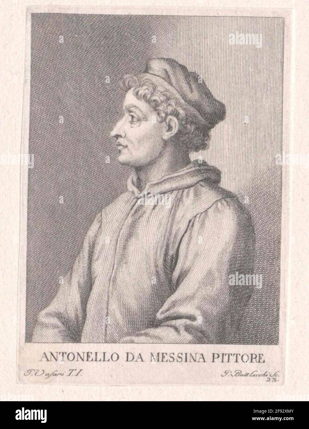 Antonello da Messina. Stockfoto