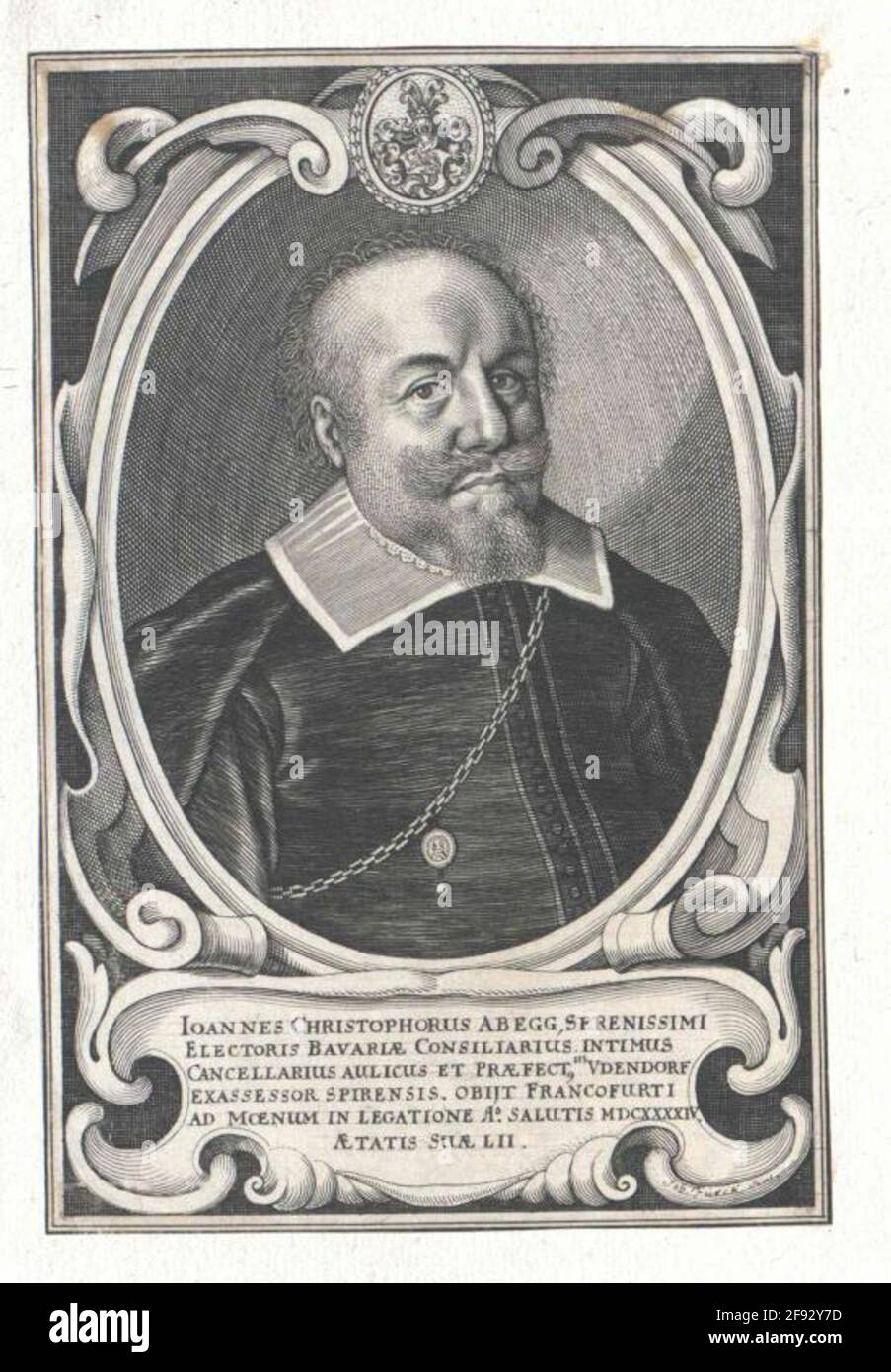 Ei, Johann Christopher von. Stockfoto