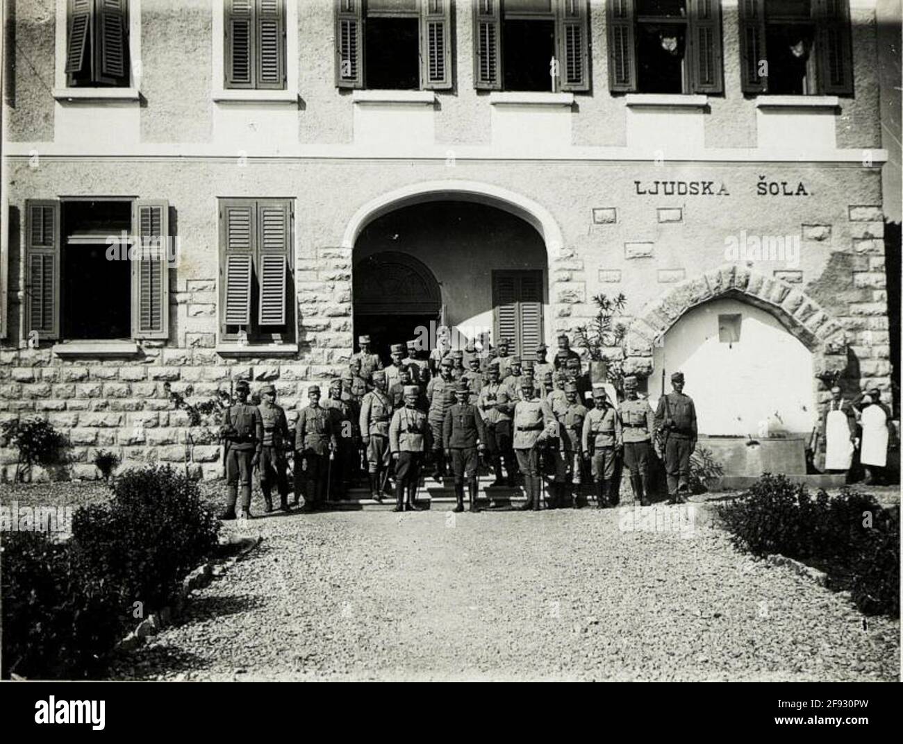 Seine kaiserliche Hoheit Thron des Erzherzogs in Kostanjevica. . Stockfoto