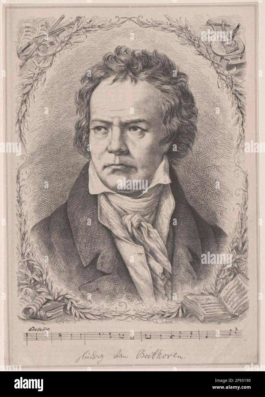 Beethoven, Ludwig aus. Stockfoto
