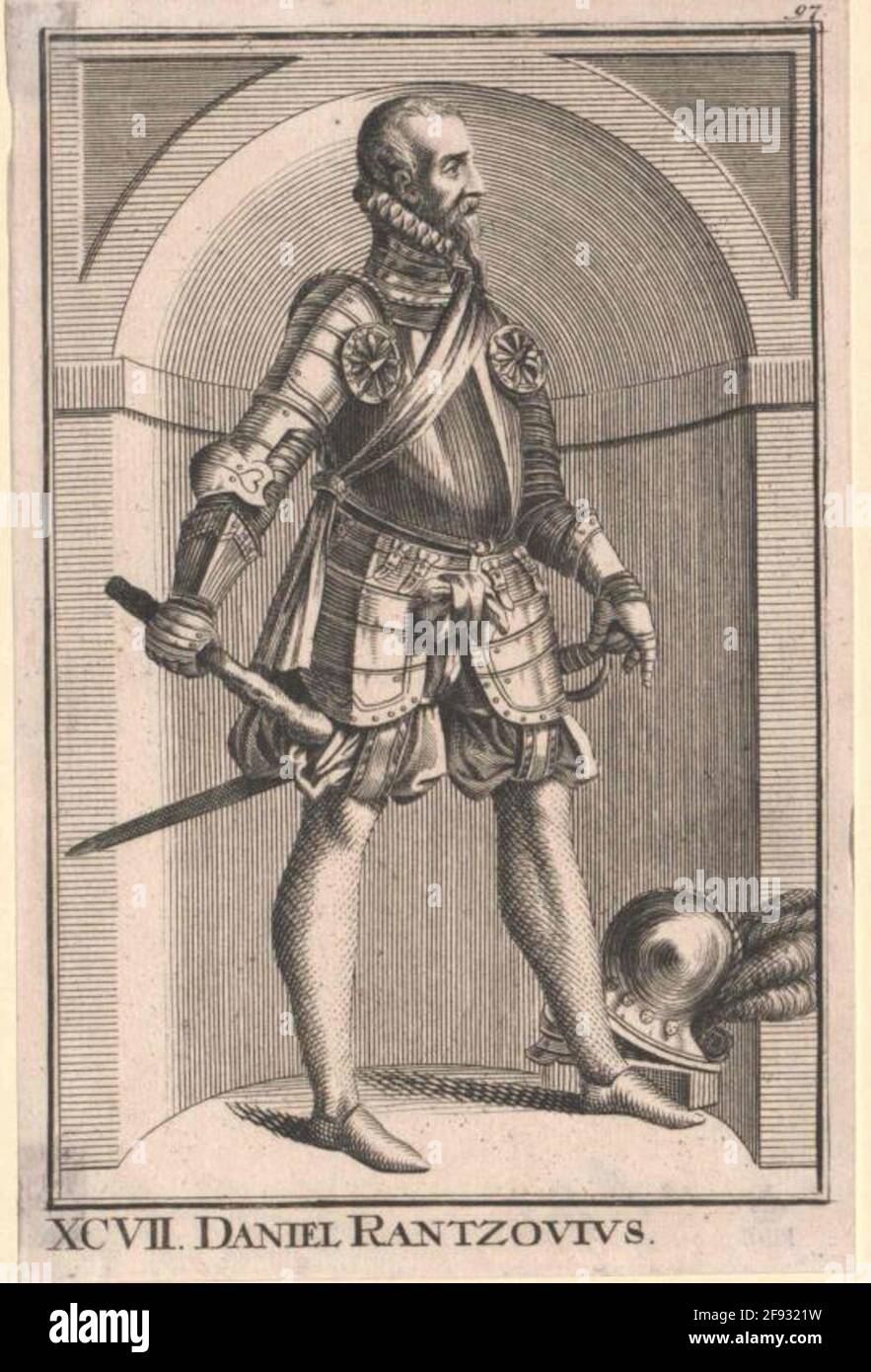 Rantzau, Daniel von. Stockfoto