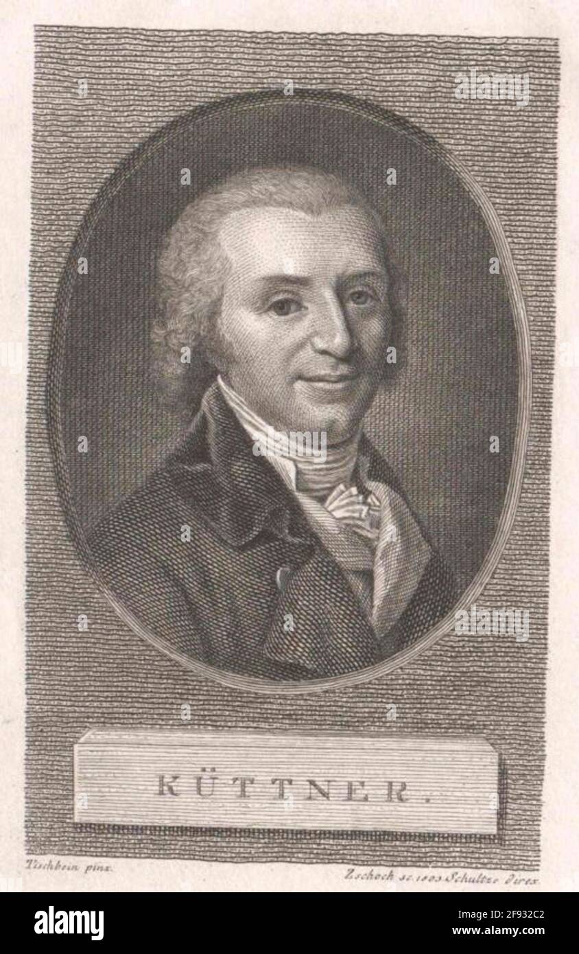 Küttner, Karl Gottlob Maler: Tischbein, FriedrichStecher: Zschoch, Christian Gottfriedstecher: Schulze, Christian Gottfried Stockfoto