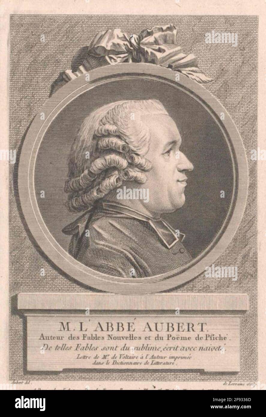 Aubert, Jean Louis. Stockfoto